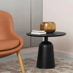 Turn Beistelltisch Marmor höhenverstellbar