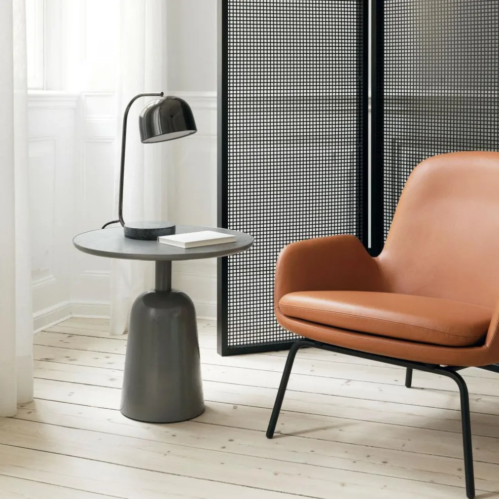 Turn Beistelltisch Marmor höhenverstellbar