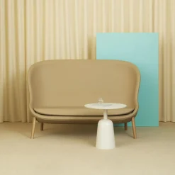 Turn Beistelltisch Marmor höhenverstellbar