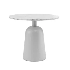 Turn Beistelltisch Marmor höhenverstellbar