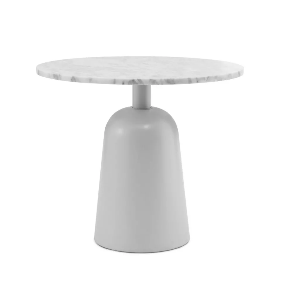 Turn Beistelltisch Marmor höhenverstellbar