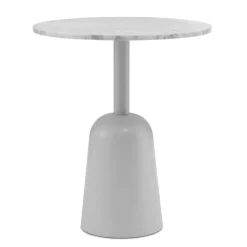 Turn Beistelltisch Marmor höhenverstellbar