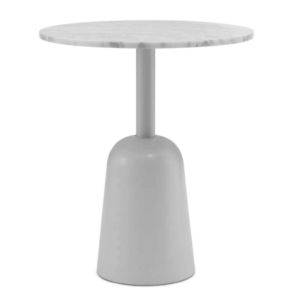 Turn Beistelltisch Marmor höhenverstellbar