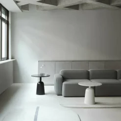 Turn Beistelltisch Marmor höhenverstellbar