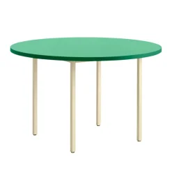 Two-Colour Esstisch Gestell Elfenbein Ø120cm