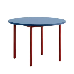 Two-Colour Esstisch Gestell Kastanienrot Ø105cm