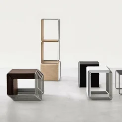 Ueno T50 Beistelltisch/Hocker Sitzfläche Eiche