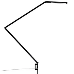 Untitled Linear LED Schreibtischleuchte mit Klemme