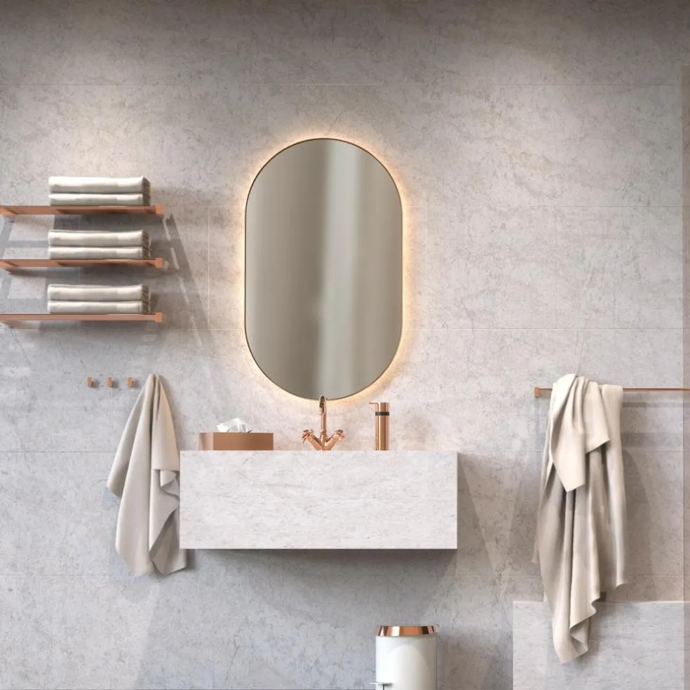 Unu 4145 Wandspiegel mit Rahmen 60x100cm