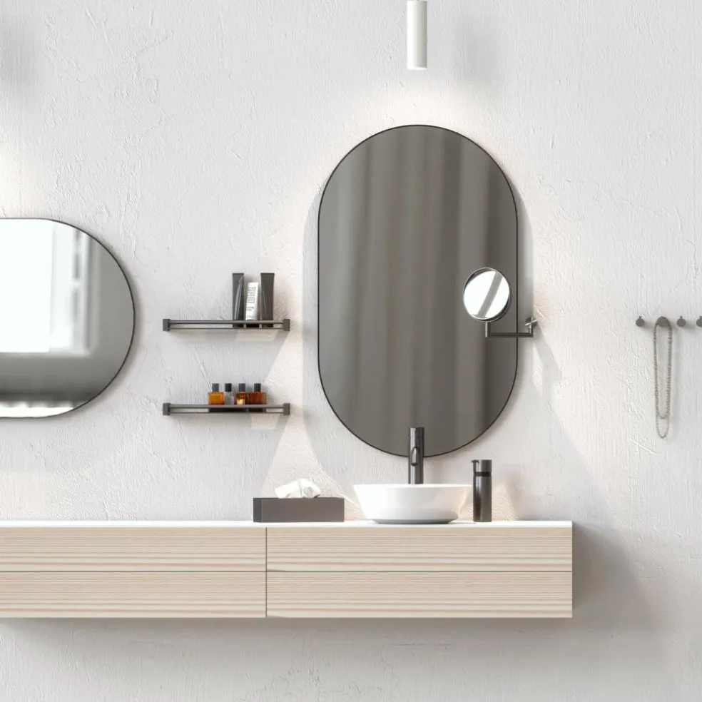 Unu 4145 Wandspiegel mit Rahmen 60x100cm