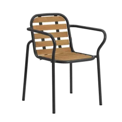 Vig Gartenarmlehnstuhl Holz