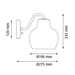 VL Ring Crown 1 Wandleuchte