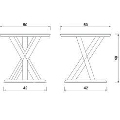 Volkshaus Beistelltisch