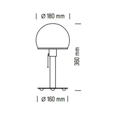 Wagenfeld WA 23 SW Tischleuchte