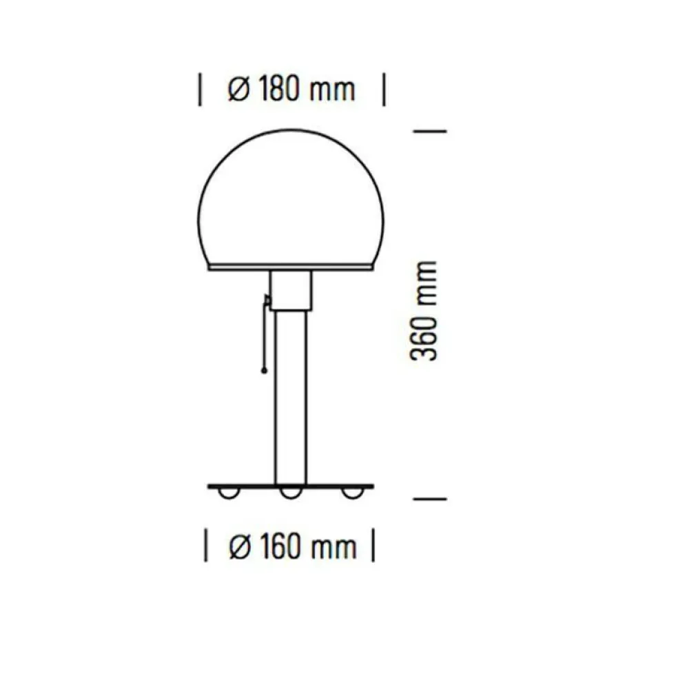 Wagenfeld WA 23 SW Tischleuchte