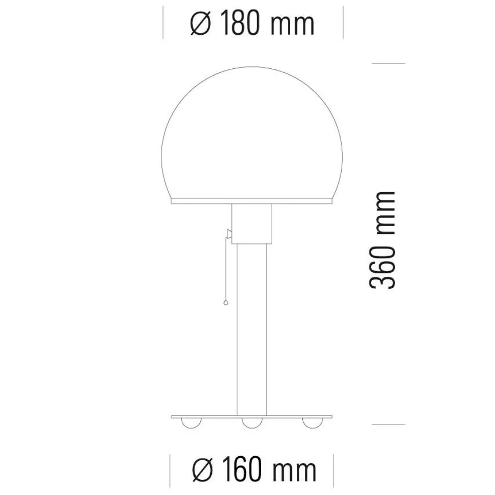Wagenfeld WA 24 Tischleuchte