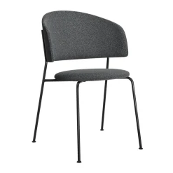 Wagner Dining Chair gepolstert Gestell schwarz