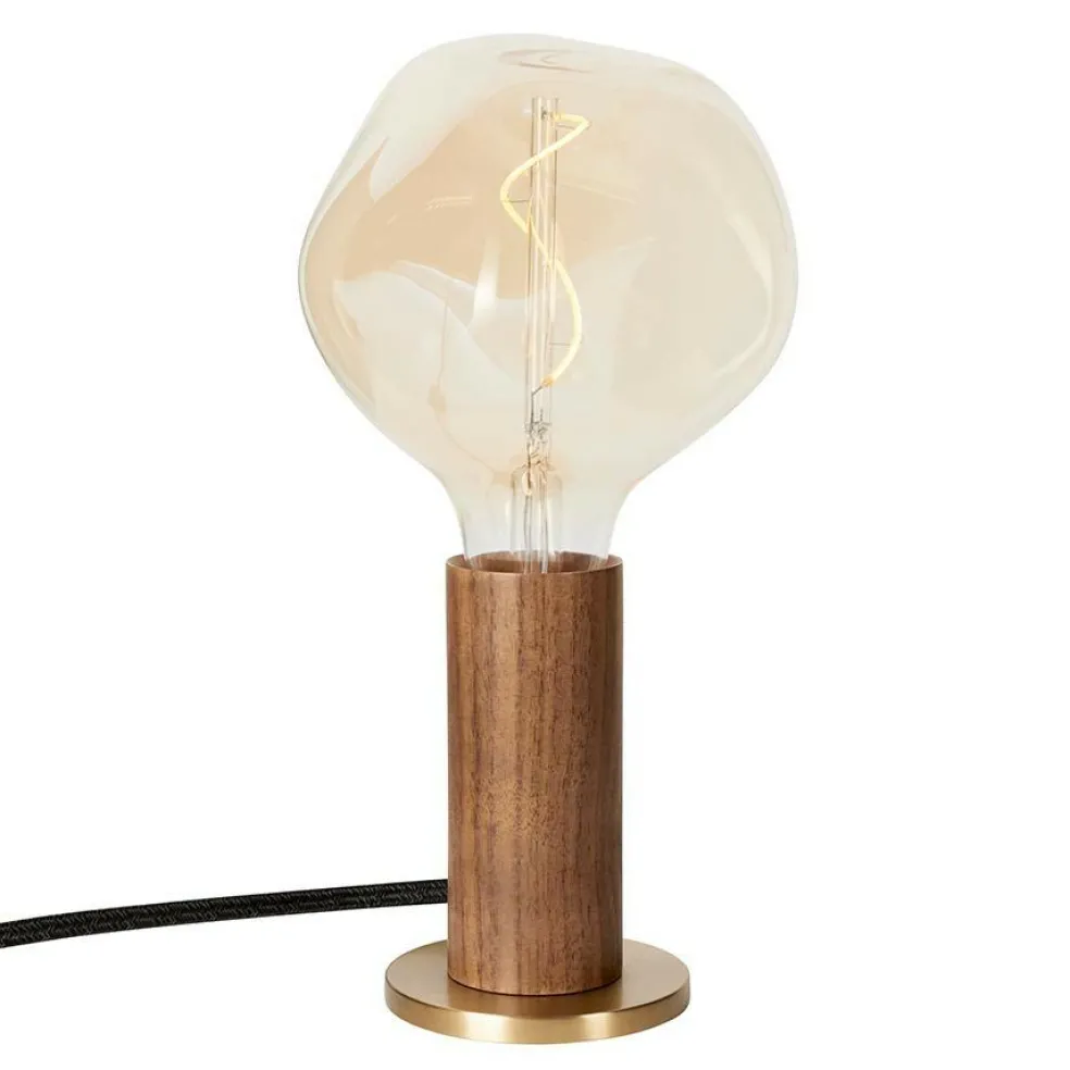 Walnut Knuckle Tischleuchte mit Voronoi I LED E27 2W => 10W