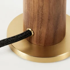 Walnut Knuckle Tischleuchte mit Voronoi I LED E27 2W =><noscript><img width=