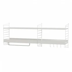 Wandgarderobe 140x50x30cm