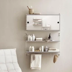 Wandregal Badezimmer 75x50x20cm