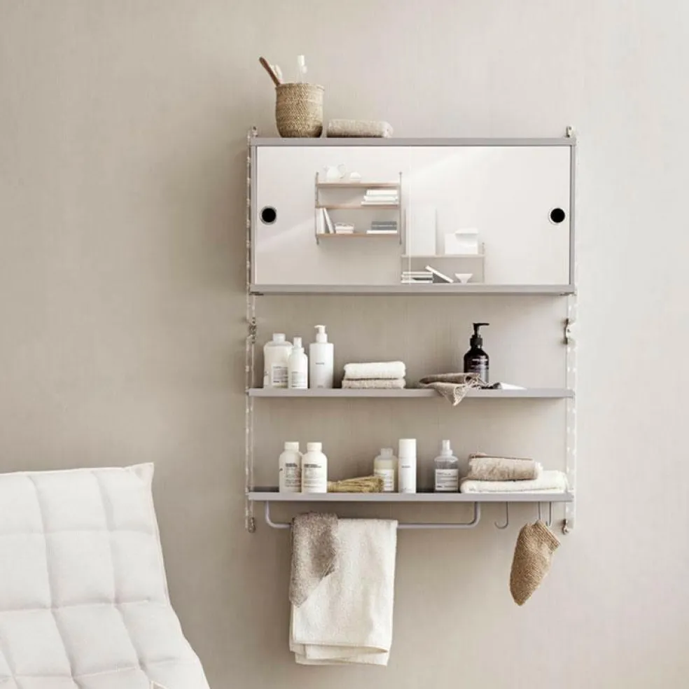 Wandregal Badezimmer 75x50x20cm