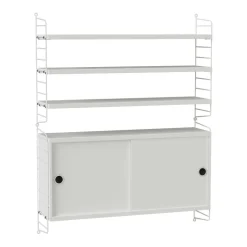 Wandregal mit Schrank 78x100x20cm