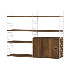 Wandregal mit Schrankelement 116x100x30cm