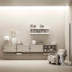 Wandschrank mit Regal 240x75x30cm