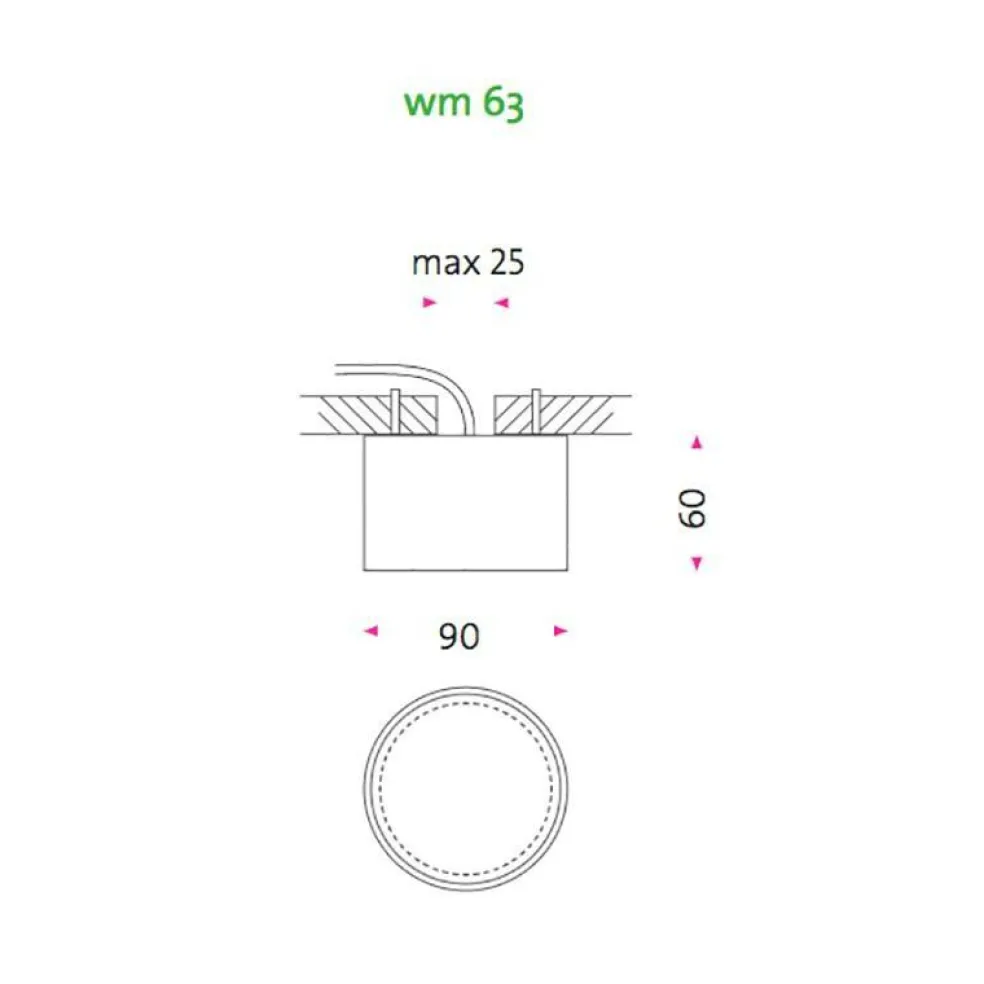 Warnemünde 63 LED Deckenleuchte
