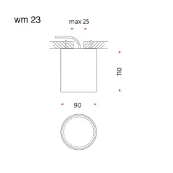 Warnemünde 23 LED Deckenleuchte