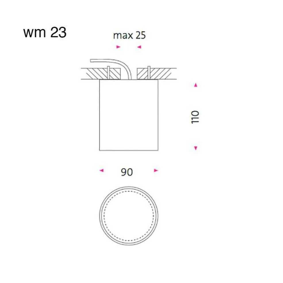 Warnemünde 23 LED Deckenleuchte