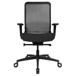 W1C Low Bürostuhl Rückenlehne Netz schwarz