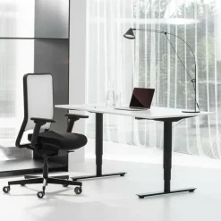 W1C Low Bürostuhl Rückenlehne Netz schwarz