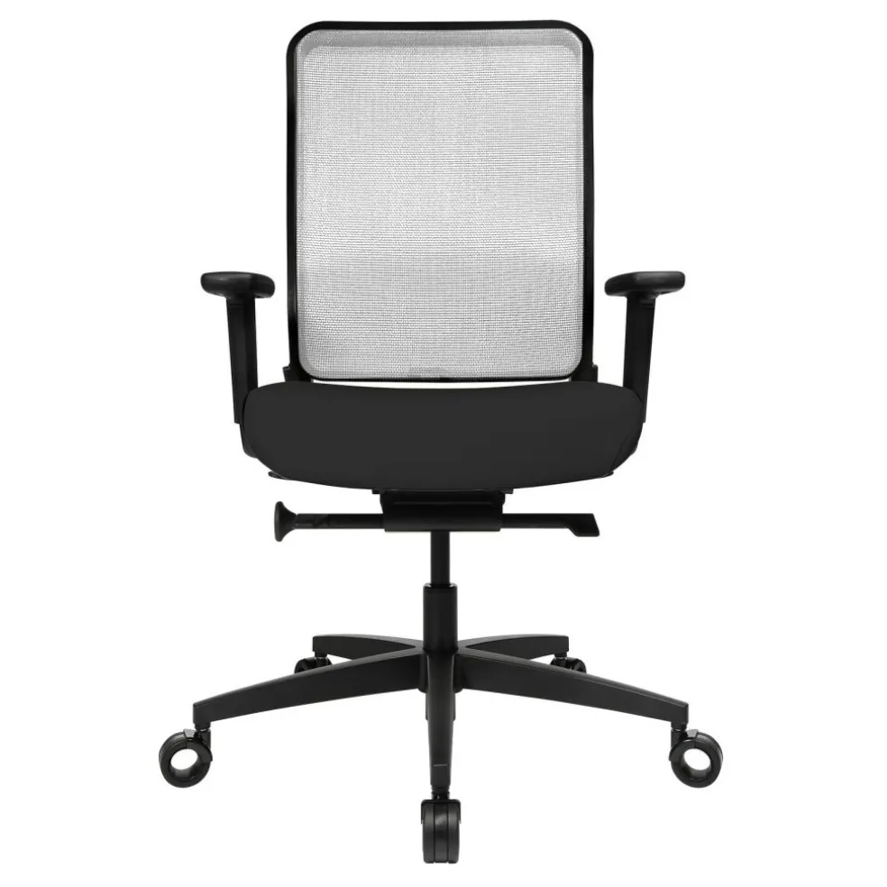 W1C Low Bürostuhl Rückenlehne Netz schwarz