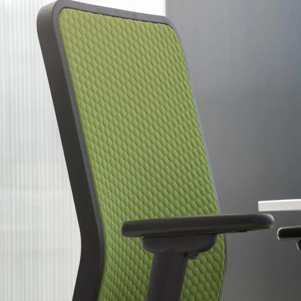 W1C Low Bürostuhl Rückenlehne Flachpolster