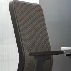 W1C Low Bürostuhl Rückenlehne Flachpolster