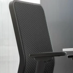 W1C Low Bürostuhl Rückenlehne Flachpolster