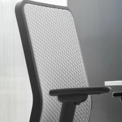 W1C Low Bürostuhl Rückenlehne Flachpolster