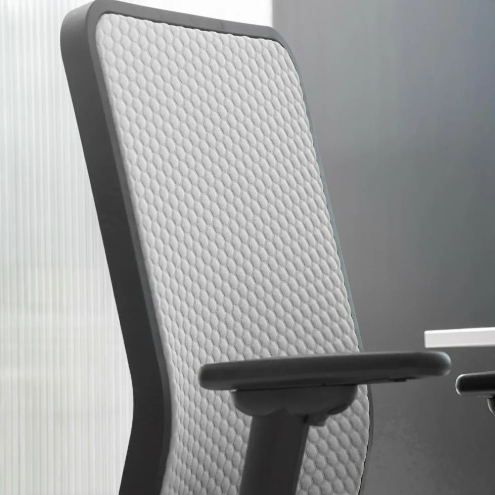 W1C Low Bürostuhl Rückenlehne Flachpolster