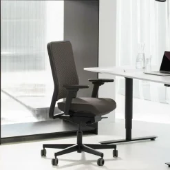 W1C Low Bürostuhl Rückenlehne Flachpolster