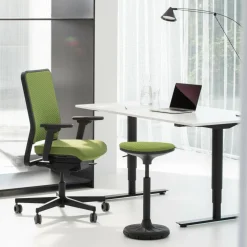 W1C Low Bürostuhl Rückenlehne Flachpolster