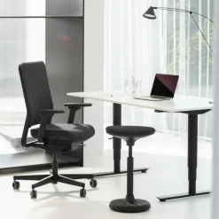 W1C Low Bürostuhl Rückenlehne Flachpolster