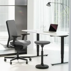 W1C Low Bürostuhl Rückenlehne Flachpolster