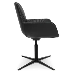 W-Club Sessel Leder Vierfußgestell