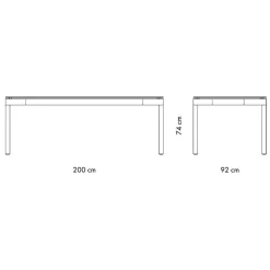 Wedekind Large Esstisch 200x92x74cm