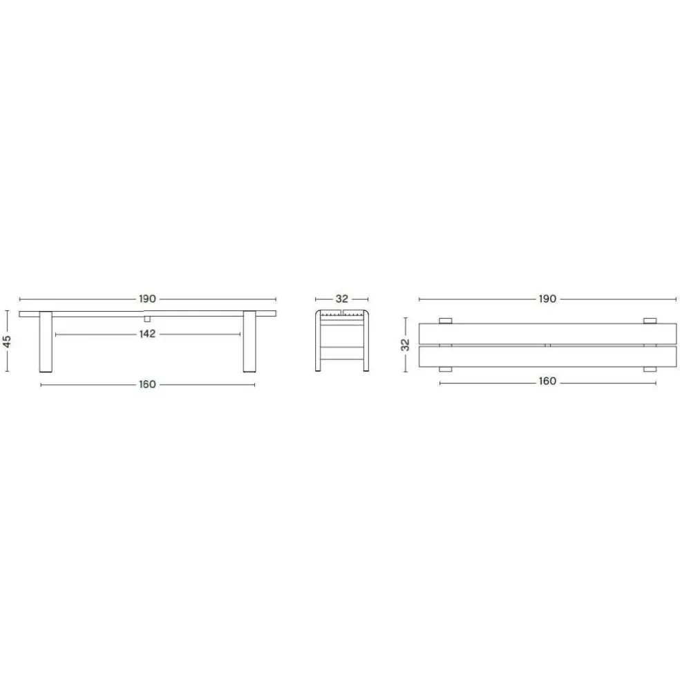 Weekday Gartenbank 190cm