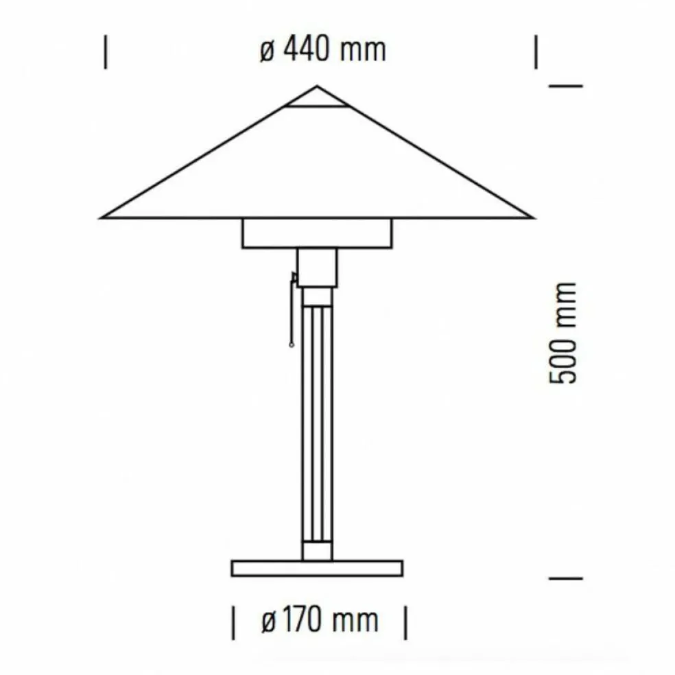 WG 27 Wagenfeld Tischleuchte