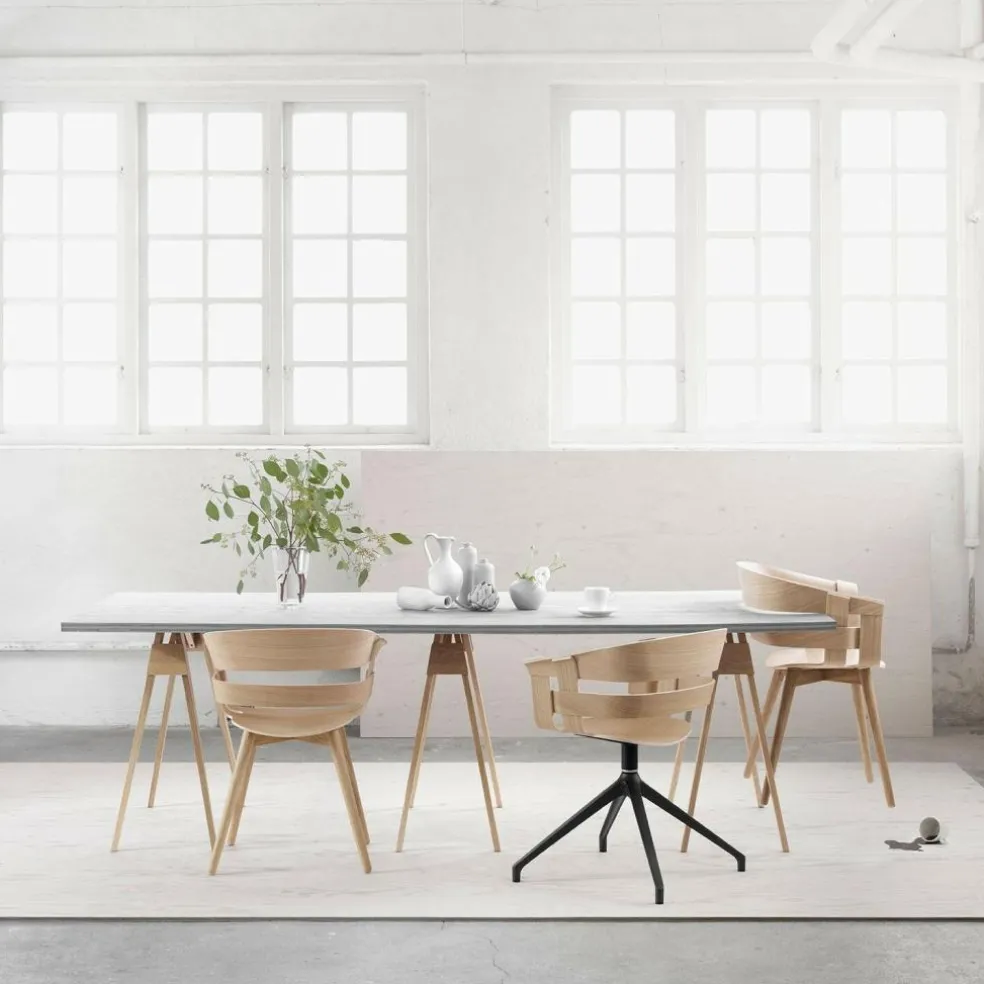 Wick Armlehnstuhl Gestell Holz