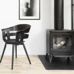 Wick Armlehnstuhl Gestell Holz